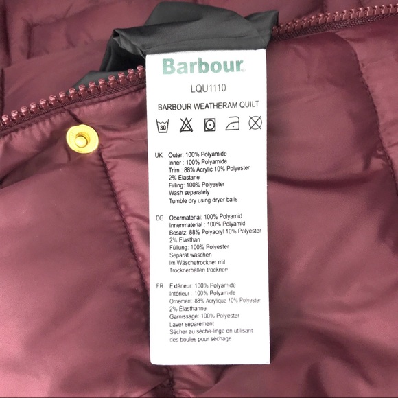 NWOT Barbour Weatheram Longline Puffer Coat - Picture 12 of 14